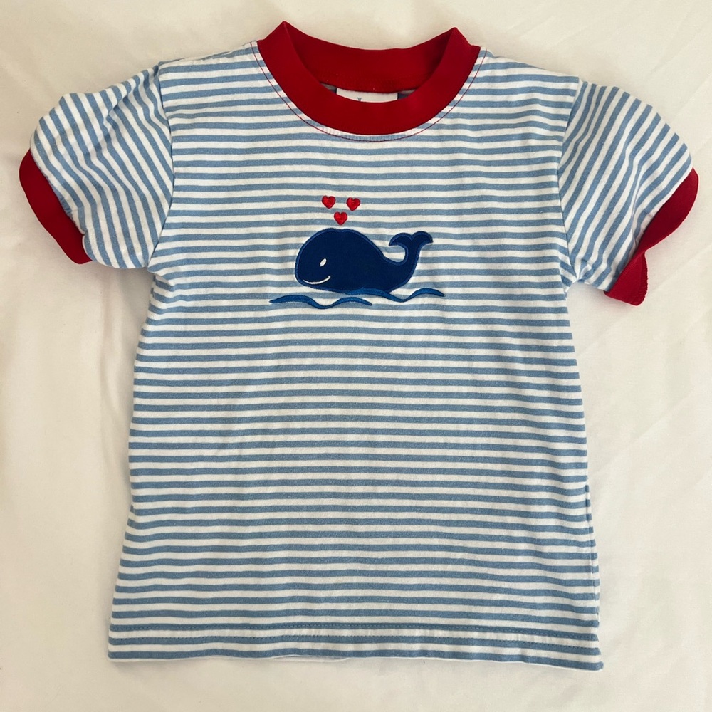 Little English whale shirt